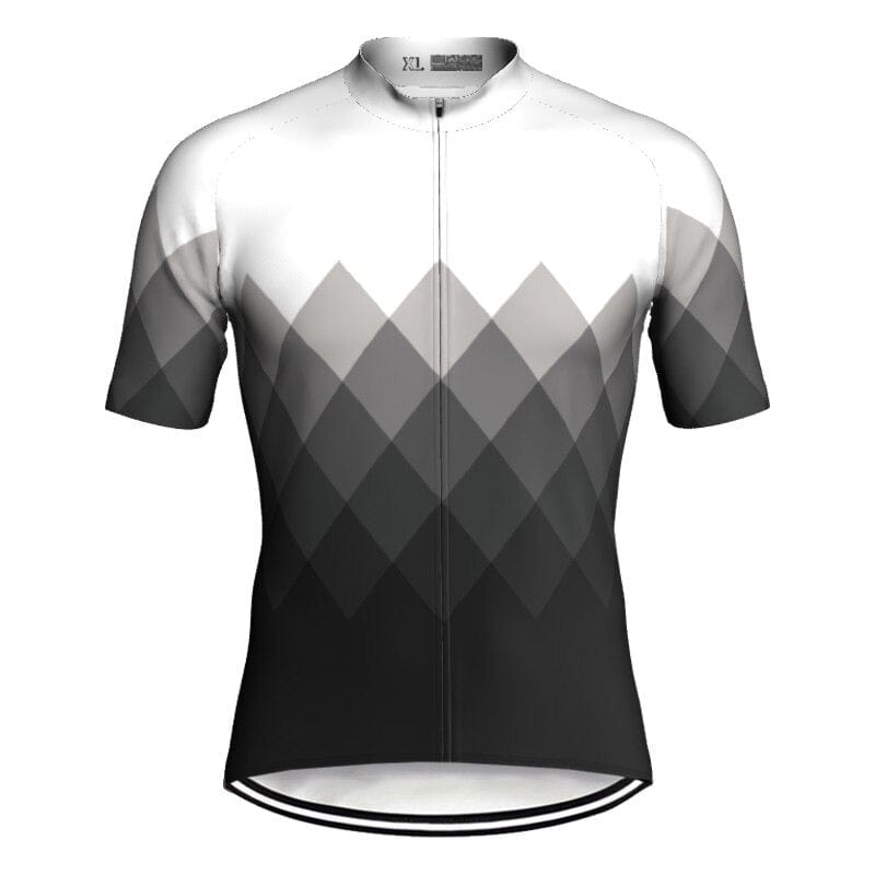 Men's Black Gradient Cycling Jersey