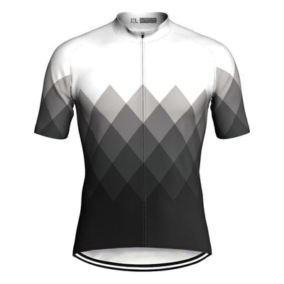 Men's Black Gradient Cycling Jersey