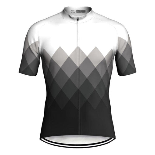 Men's Black Gradient Cycling Jersey