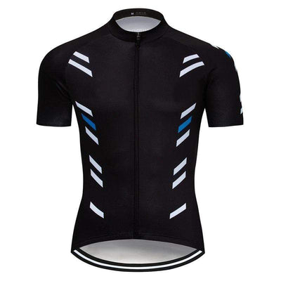 Men's Black Pro Cycling Jersey