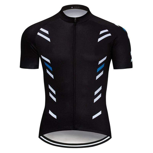 Men's Black Pro Cycling Jersey