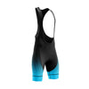 Men's Blue Gradient Cycling Bib Shorts