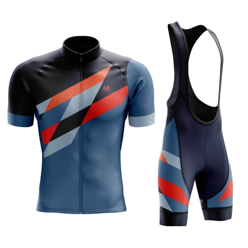 Men's Blue Side Cycling Jersey or Bibs