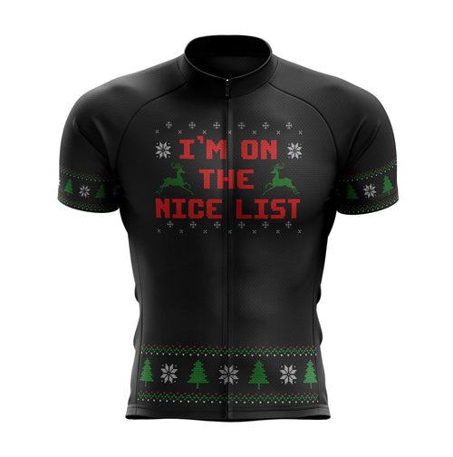 Men's Christmas Nice Sweater Cycling Jersey