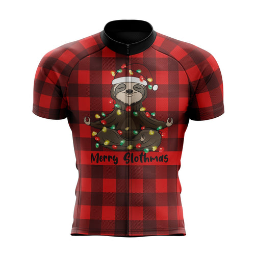 Men's Christmas Sloth Cycling Jersey