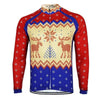 Men's Christmas Style Long Sleeve Cycling Jersey