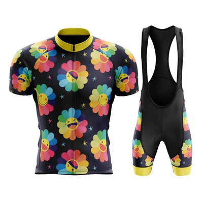 Men's Fun Flowers Cycling Jersey or Bibs