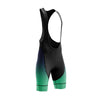 Men's Green Blue Gradient Cycling Bib Shorts