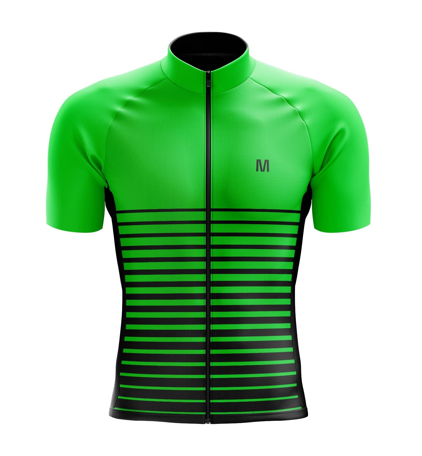 Men's Green Neon Cycling Jersey
