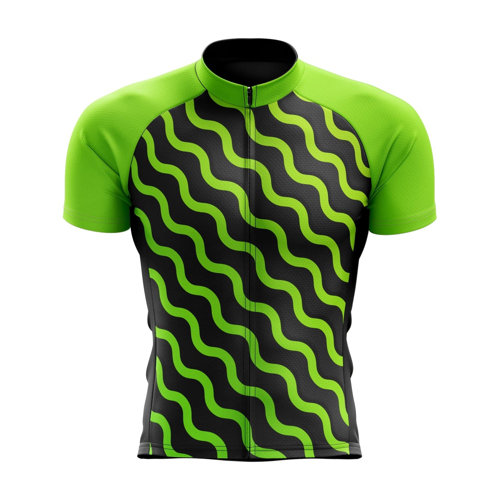 Men's Green Waves Cycling Jersey