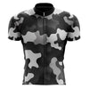 Men's Grey Camouflage Cycling Jersey