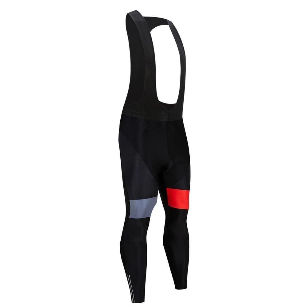 Men's Grey Detail Cycling Bib Pants