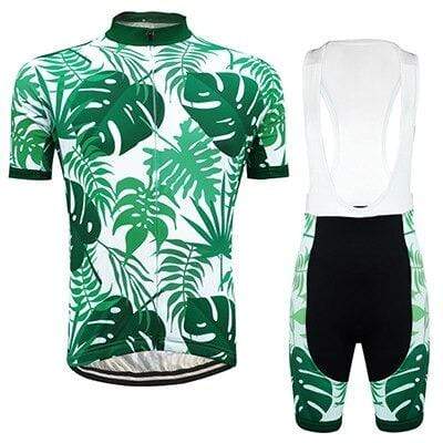 Men's Hawaiian Leaves Cycling Jersey or Bibs
