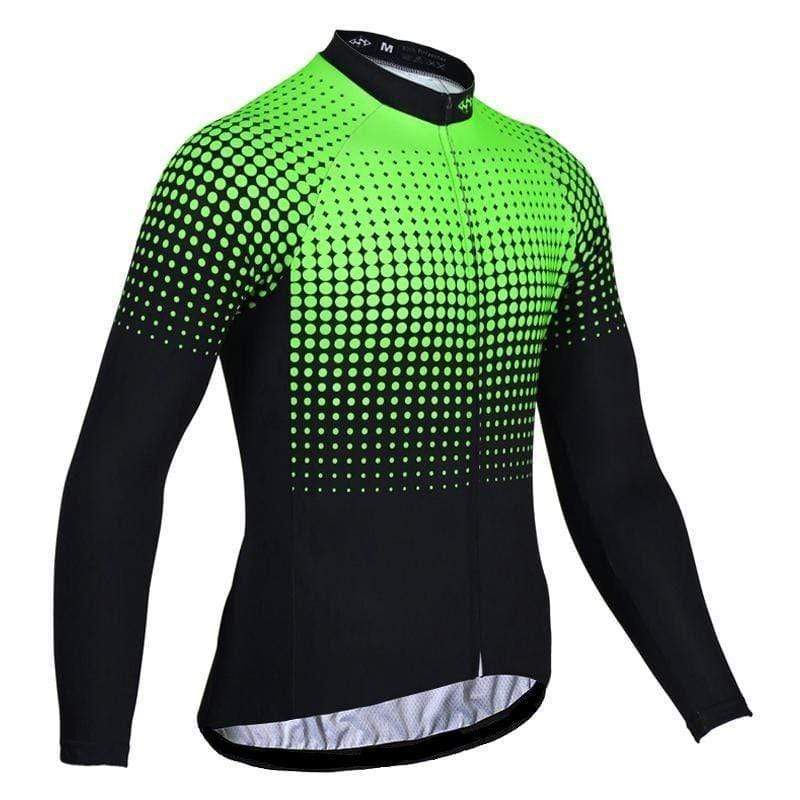 Men's Hi Vis Long Sleeve Cycling Jersey