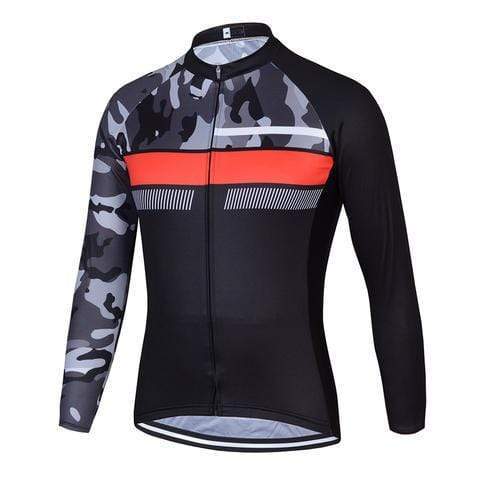 Men's Limitless Camo Long Sleeve Cycling Jersey