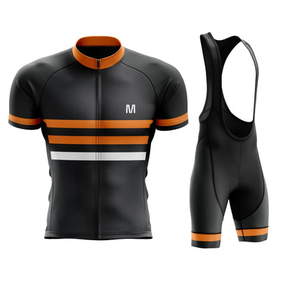 Men's Orange Lines Jersey or Bib Shorts