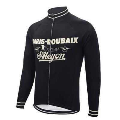 Men's Paris Roubaix Alcyon Long Sleeve Cycling Jersey