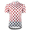 Men's Polka Dot Short Sleeve Cycling Jersey