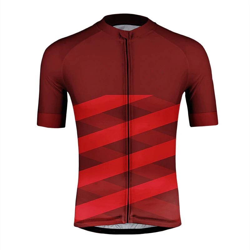 Men's Red Infinity Cycling Jersey