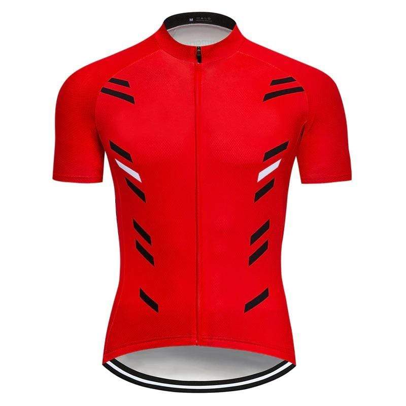 Men's Red Pro Cycling Jersey