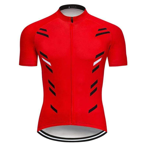 Men's Red Pro Cycling Jersey