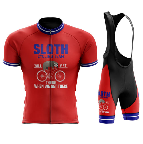 Men's Red Sloth Cycling Team Jersey or Bibs