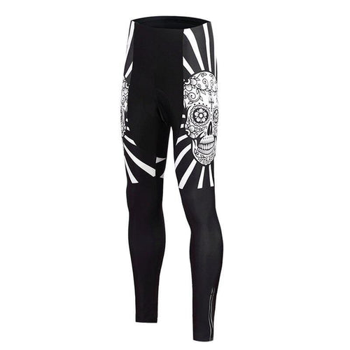 Men's Skull Cycling Pants