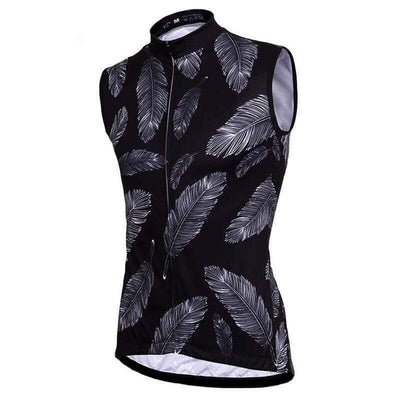 Men's Sleeveless Feathers Cycling Jersey
