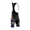 Men's Sloths & Donuts Squares Cycling Bib Shorts