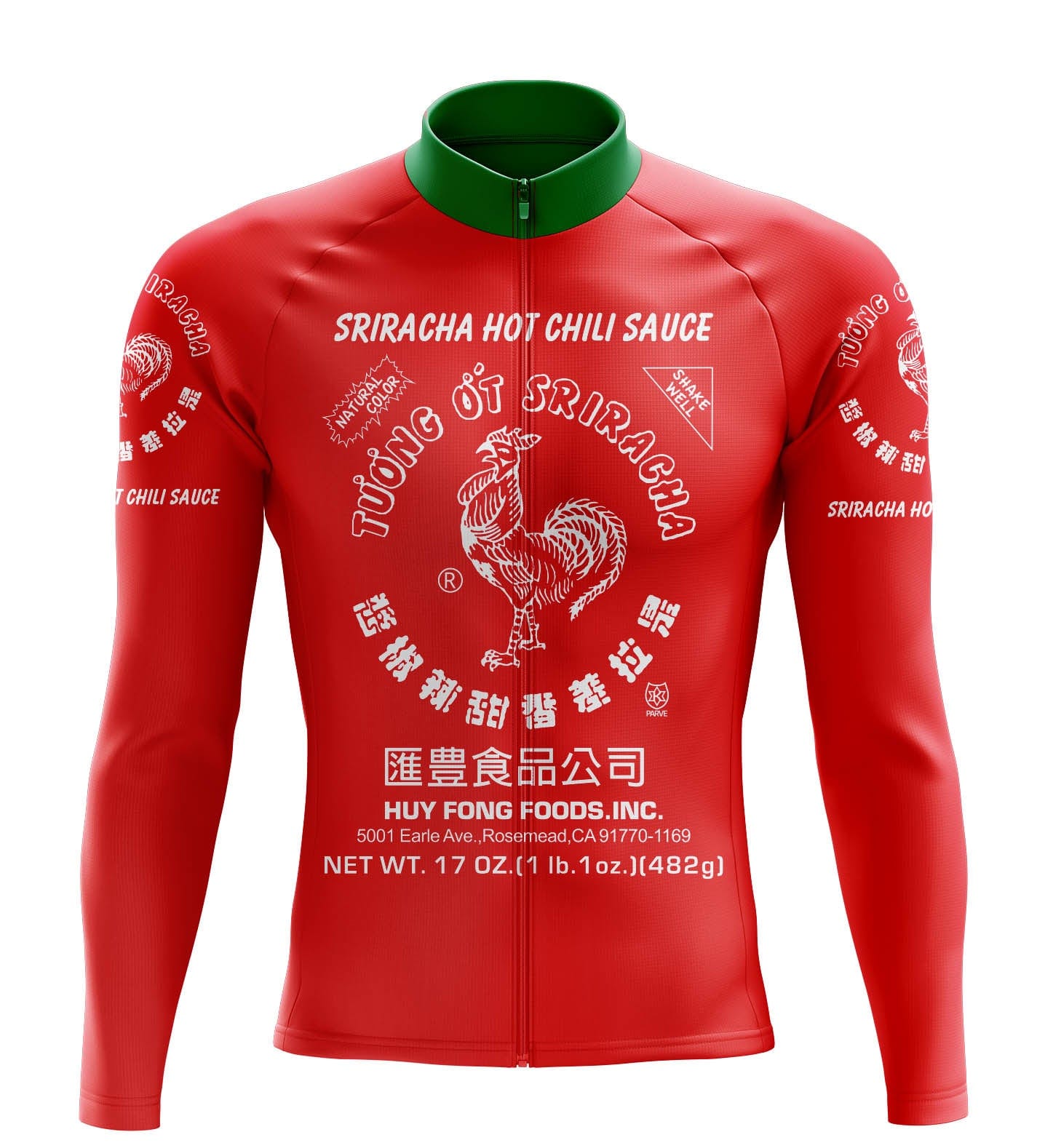 Men's Sriracha Long Sleeve Cycling Jersey
