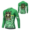 Men's US Army Long Sleeve Cycling Jersey
