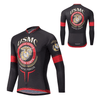 Men's US Marine Long Sleeve Cycling Jersey