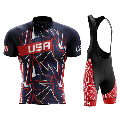 Men's USA Unique Cycling Jersey or Bibs