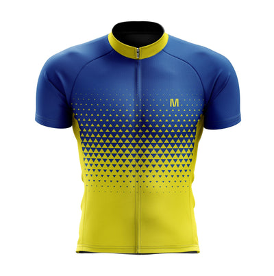 Men's Ukraine Gradient Cycling Jersey