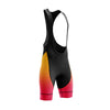 Men's Yellow Gradient Cycling Bib Shorts