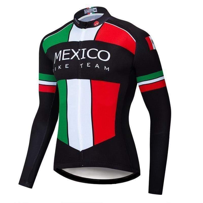 Mexico Long Sleeve Cycling Jersey