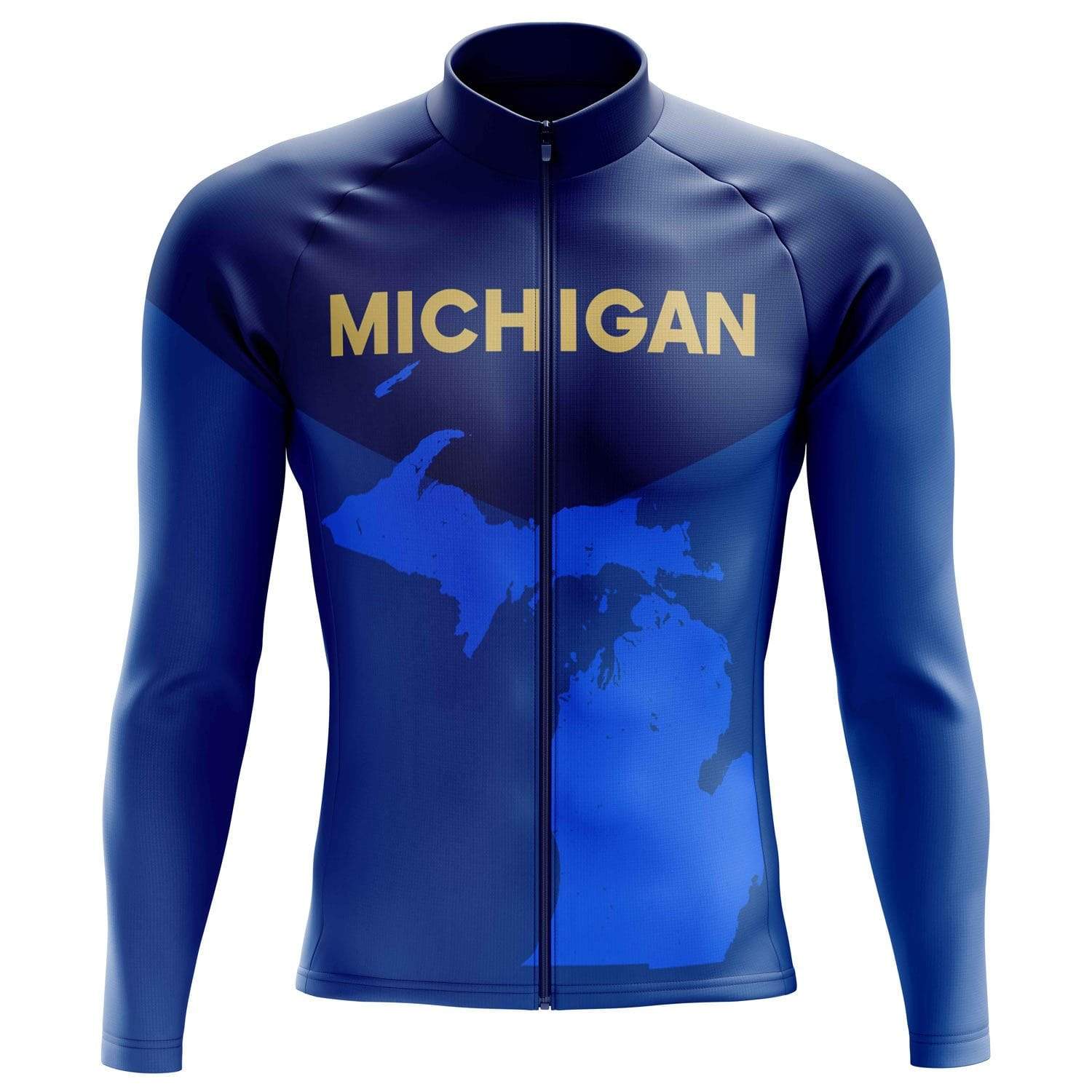 Michigan Long Sleeve Cycling Jersey