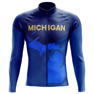 Michigan Long Sleeve Cycling Jersey