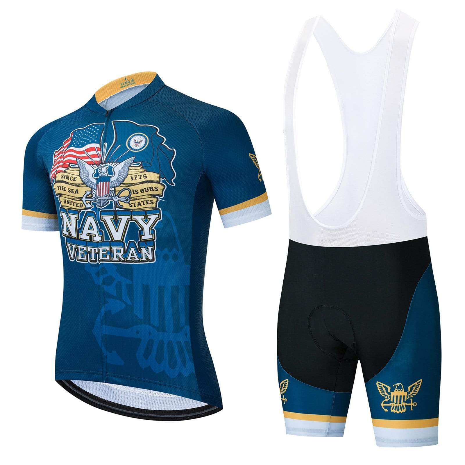 NAVY Veteran Men's Cycling Jersey or Bibs