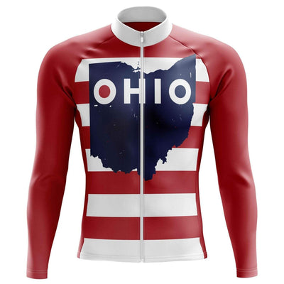 Ohio Long Sleeve Cycling Jersey