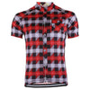 Red & Black Plaid Short Sleeve Jersey