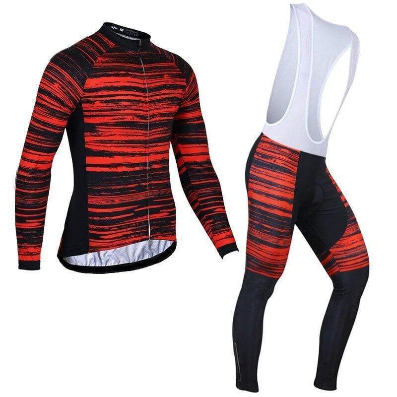 Red Lines Winter Cycling Jersey or Bib Pants
