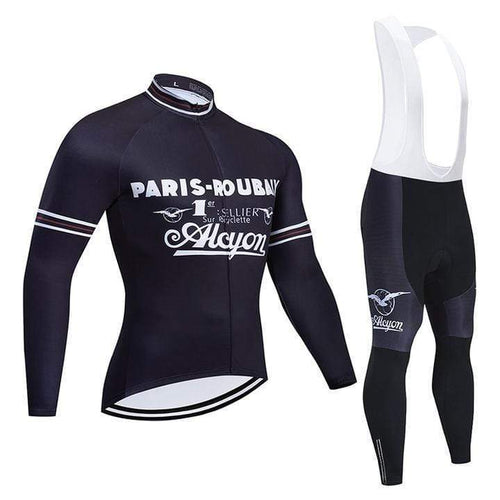 Retro Paris-Roubaix Men's Winter Cycling Kit
