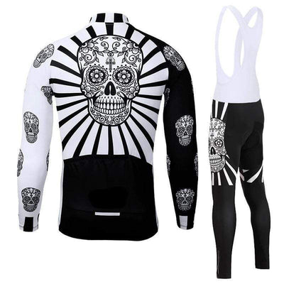 Skull Long Sleeve Cycling Jersey or Bib Pants