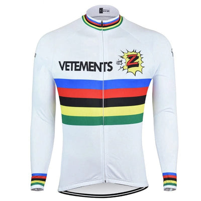 Vetements Retro Long Sleeve Cycling Jersey