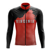 Virginia Long Sleeve Cycling Jersey