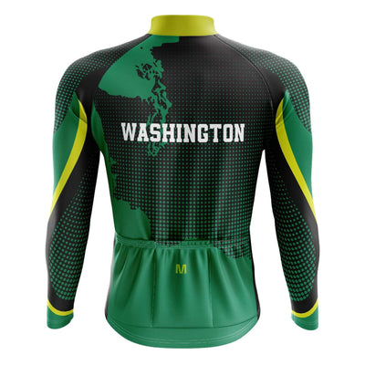 Washington Long Sleeve Cycling Jersey