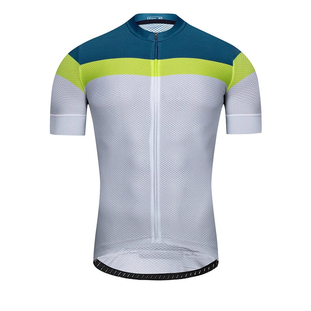 White Color Intense Cycling Jersey