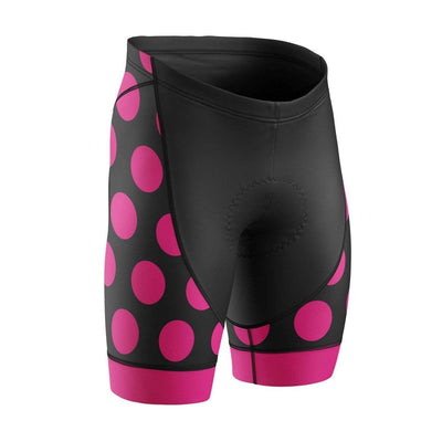 Women Pink Dots Cycling Shorts
