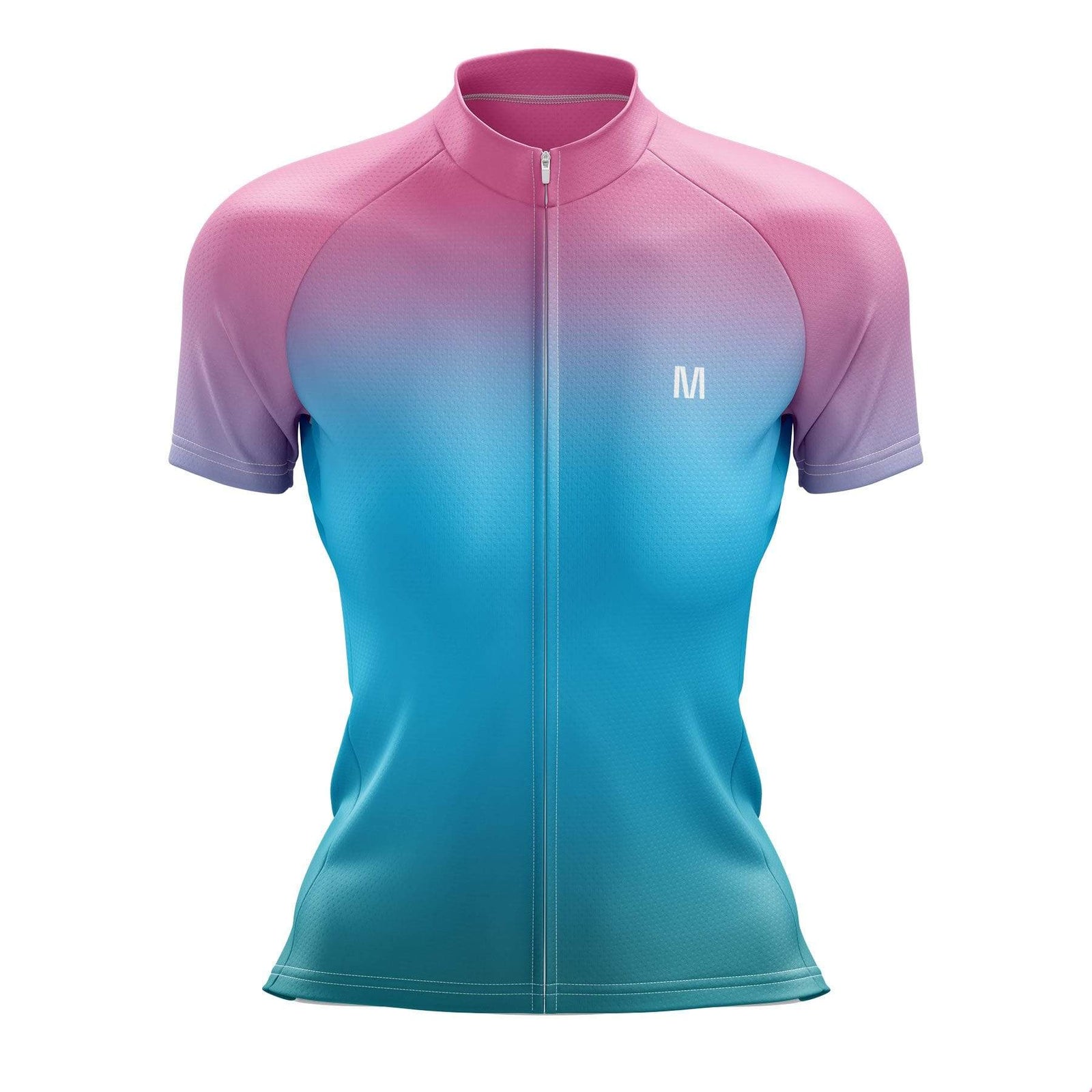 Women's Blue Gradient Cycling Jersey